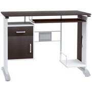 Scrivania da Ufficio in Legno con Cassetto ¨C Zephmum ¨C Color Noce 90x50x75 cm