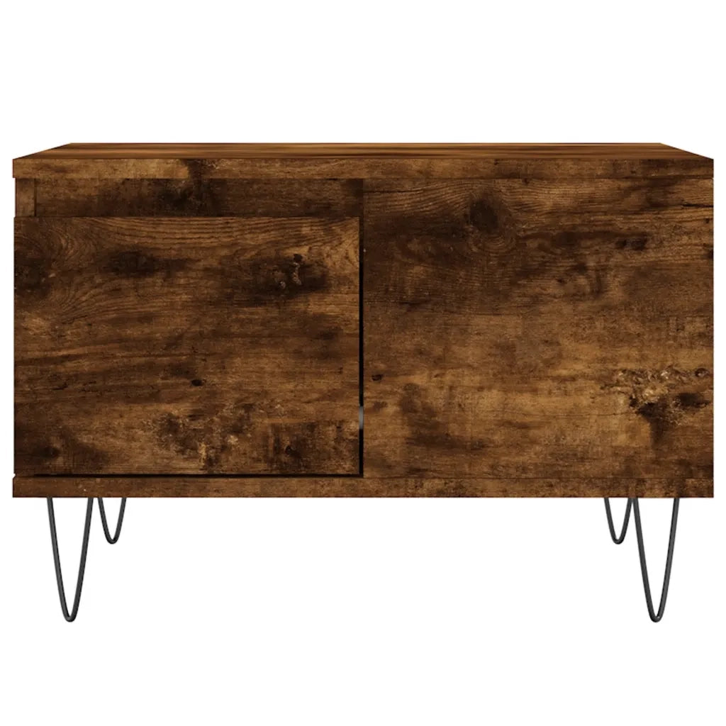 Tavolino da salotto | Tavolino da caff¨¨ | Tavolino da Soggiorno Rovere Fumo 55x55x36,5 cm Legno Multistrato