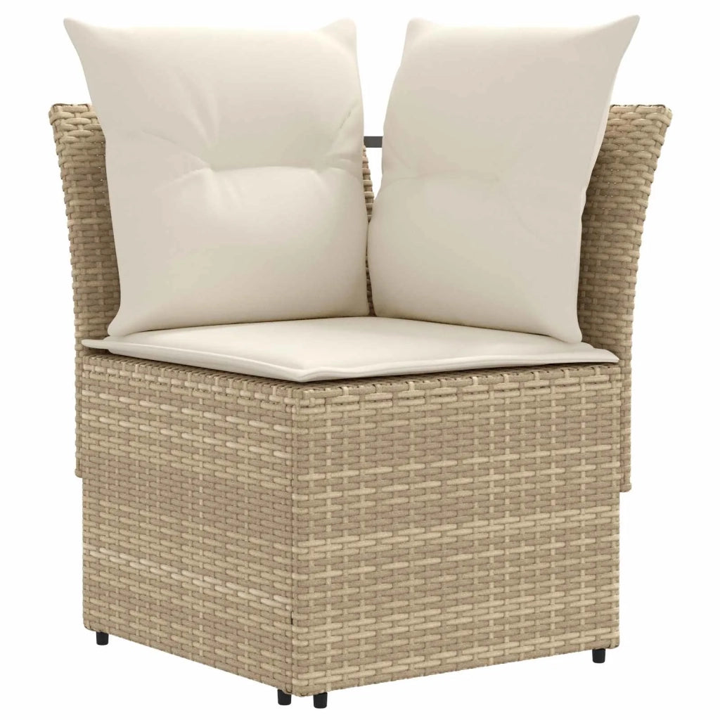 Set di Mobili 7 pz Beige e Crema Rattan in PE 3422192
