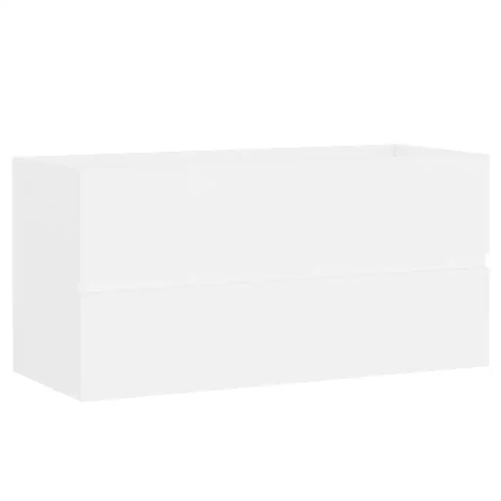 Mobile Lavabo | Armadio Lavabo Bianco 90x38,5x45 cm in Legno Multistrato