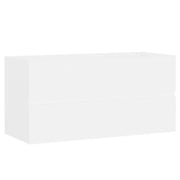 Mobile Lavabo | Armadio Lavabo Bianco 90x38,5x45 cm in Legno Multistrato