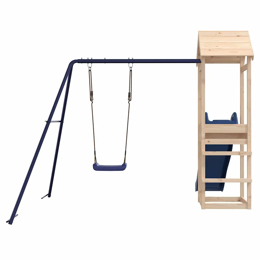 Set da Gioco da Esterno in Legno Massello di Pino CFW9737648