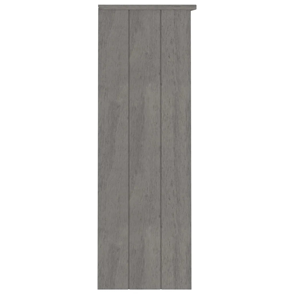 Scaffale per Credenza Grigio Chiaro 85x35x100 cm Legno di Pino cod mxl 13755