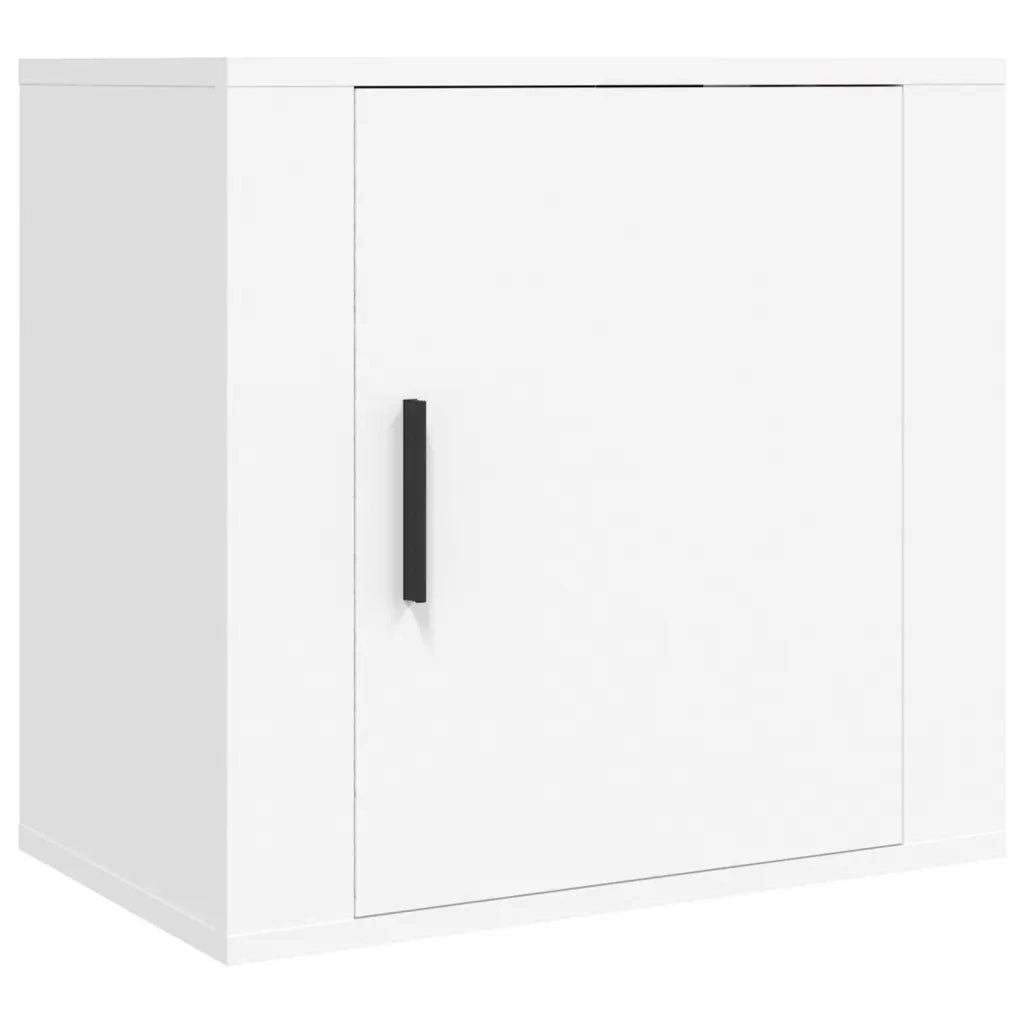 Comodini a Muro 2 pz Bianchi 50x36x47 cm cod mxl 30055