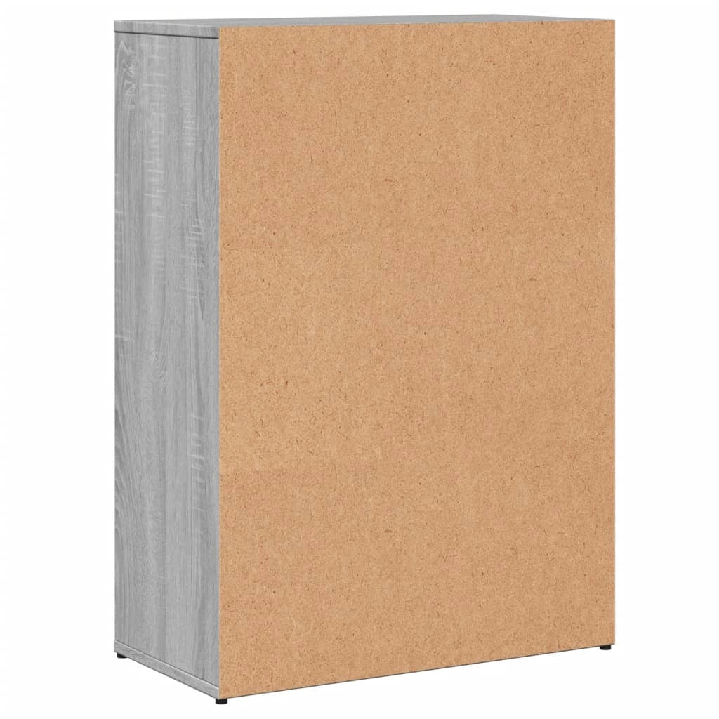 Buffet credenza cassettiera armadio mobile contenitore organizer cucina soggiorno Sonoma 60 x 30 x 84 cm legno ingegnerizzato grigio 02_0036384