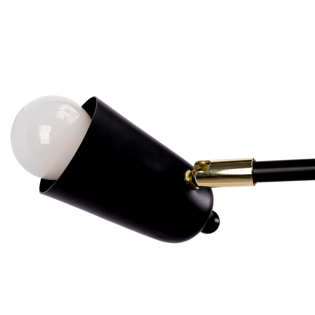 Lampada APP1708-4CP Black + Gold