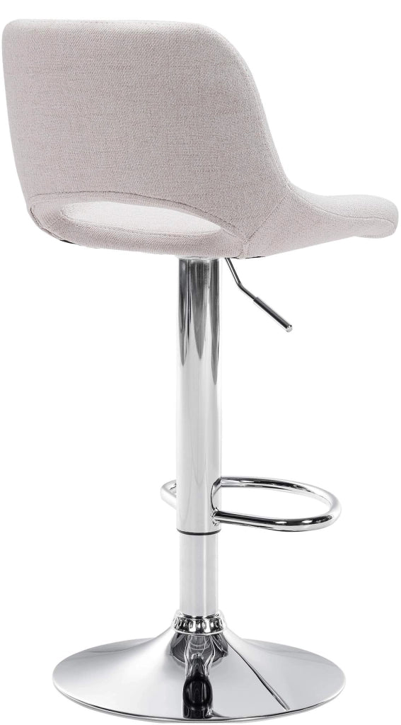 Barhocker Camden Stoff chrom