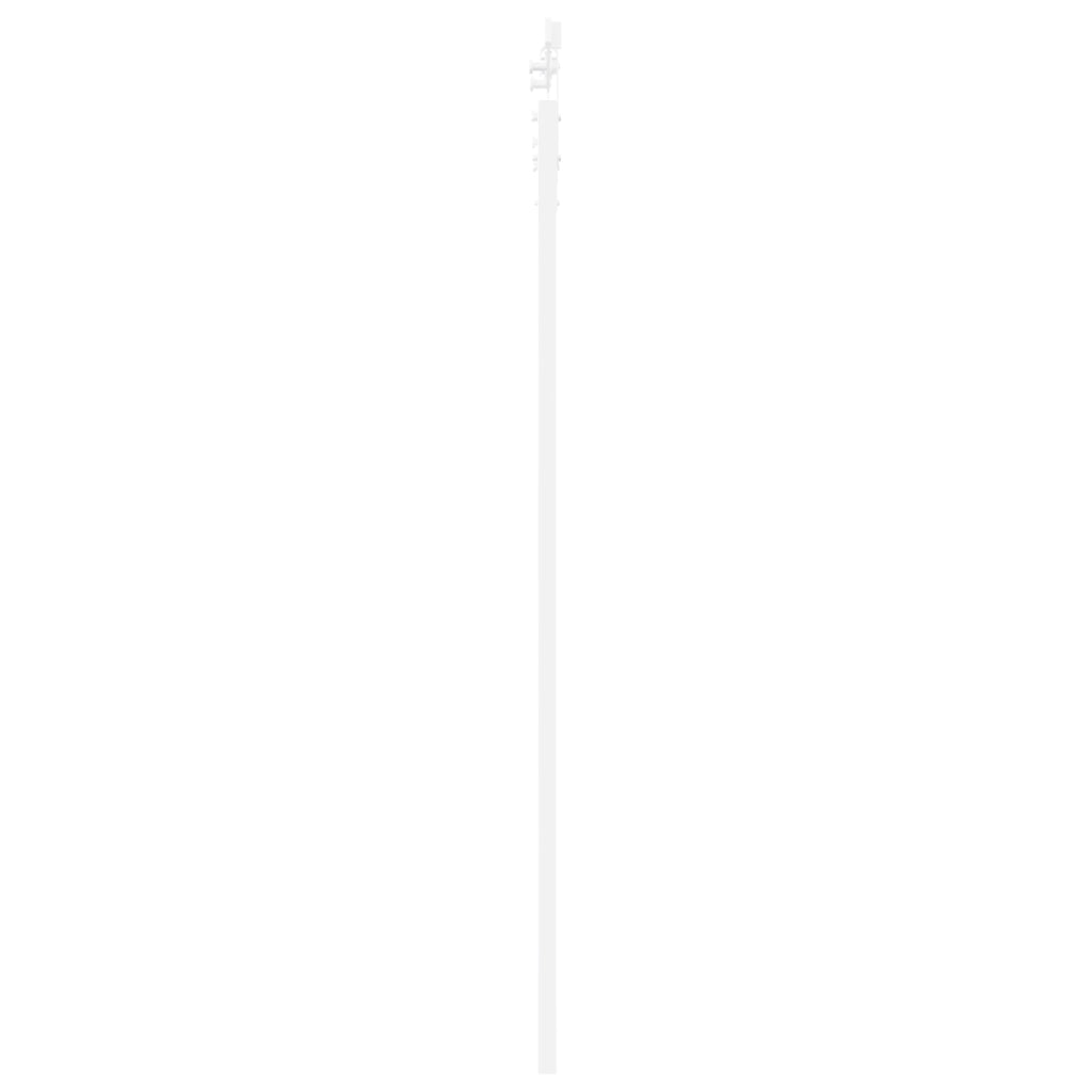 Porta scorrevole  con set hardware bianco 83x202 cm legno massello di pino