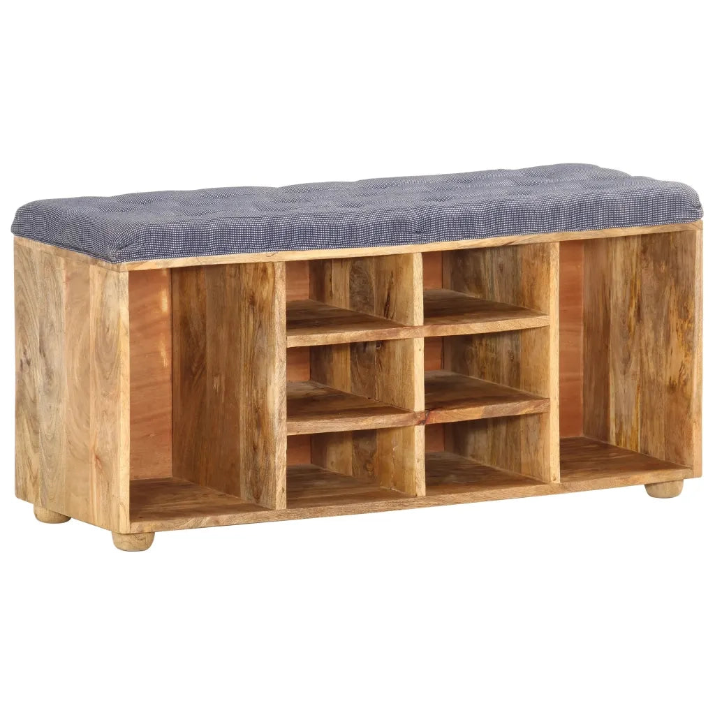 Panca da ingresso-Sgabello-Panca da Corridoio 100x35x47 cm in Legno Massello di Mango