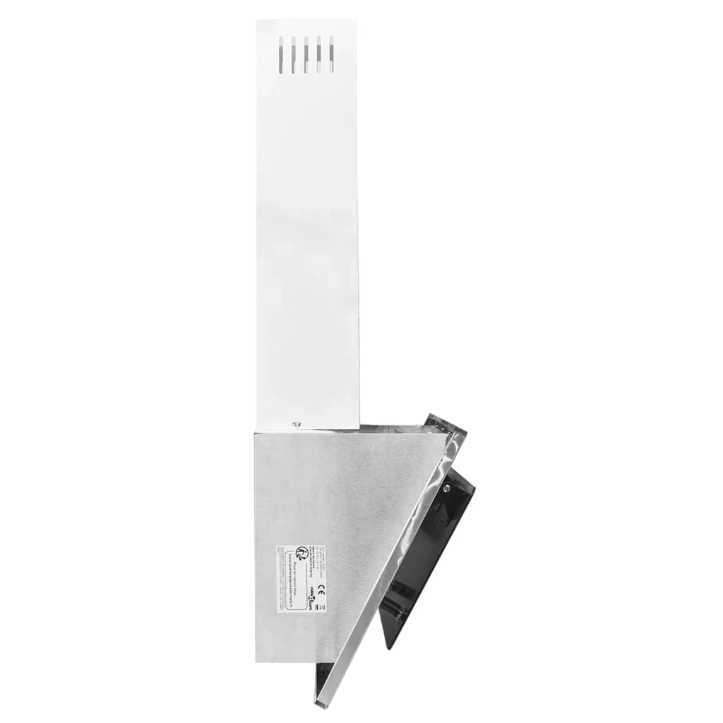 Cappa aspirante a parete 60 x 31 x (78-108) cm acciaio inox e vetro temperato argento 02_0005871