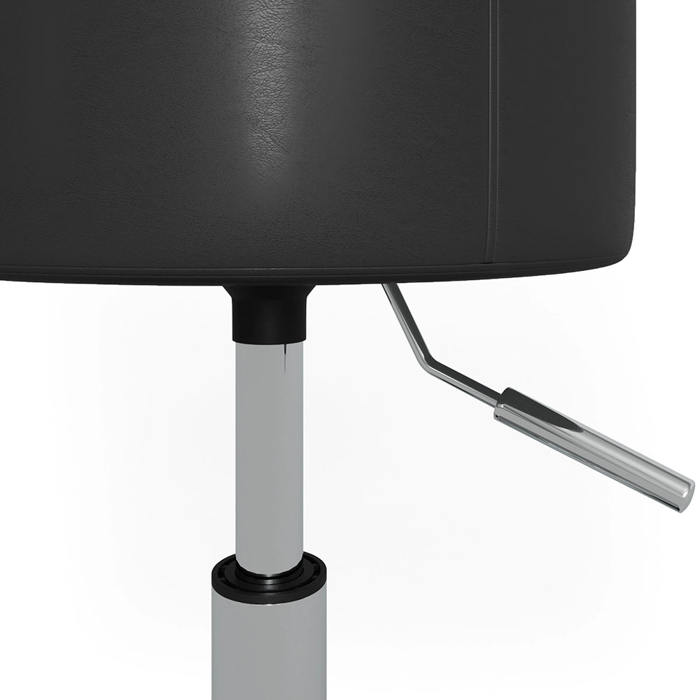 Vicco Sgabello Nero 33.5 x 67 cm per tavolo da toeletta