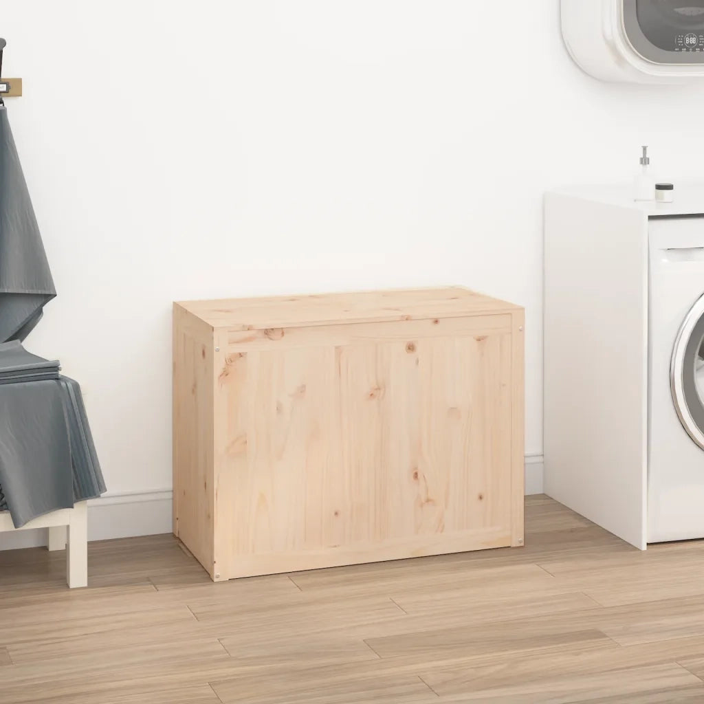 Contenitore per Bucato 88,5x44x66 cm Legno Massello Pino CFW9312485
