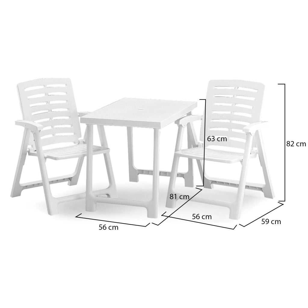 Salottino Outdoor Lithia, set Salotto da Esterno 2 Posti Made in Italy, Bianco