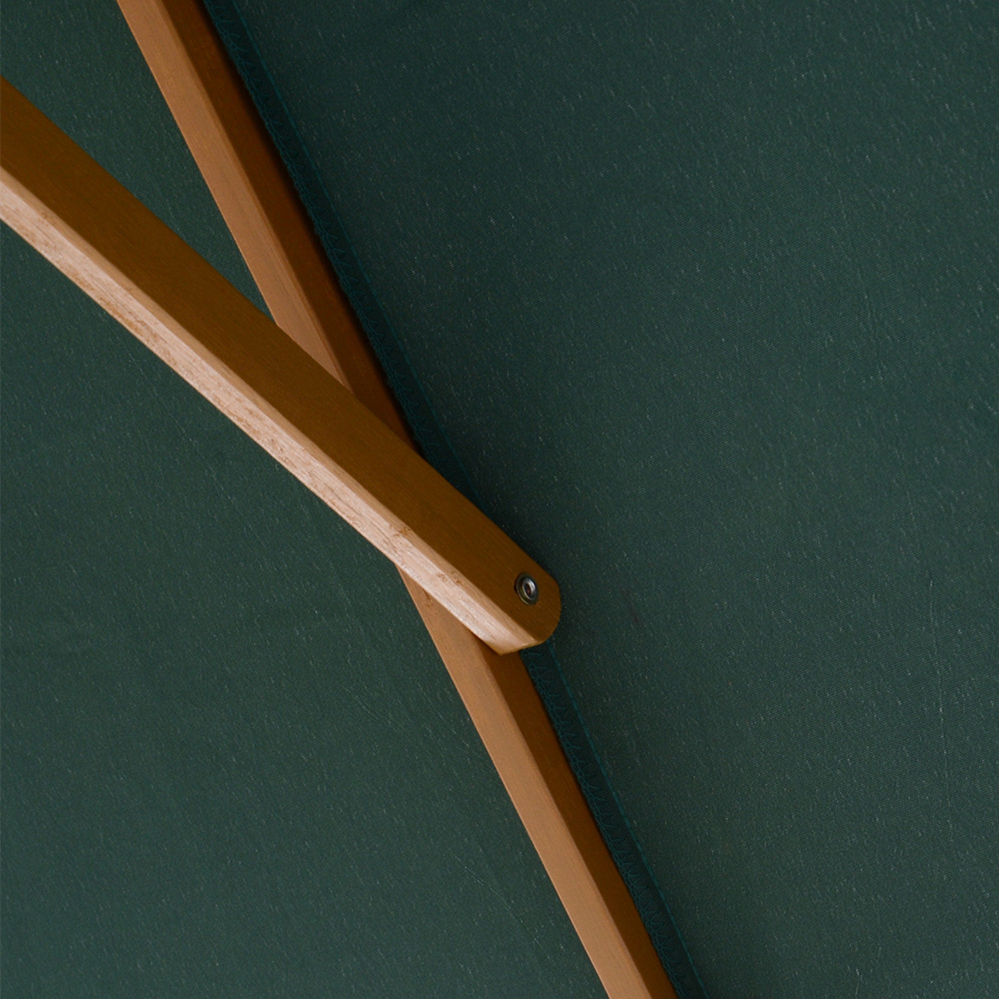 Ombrellone da Giardino 2x3 m Palo Ø38 mm in Legno Verde