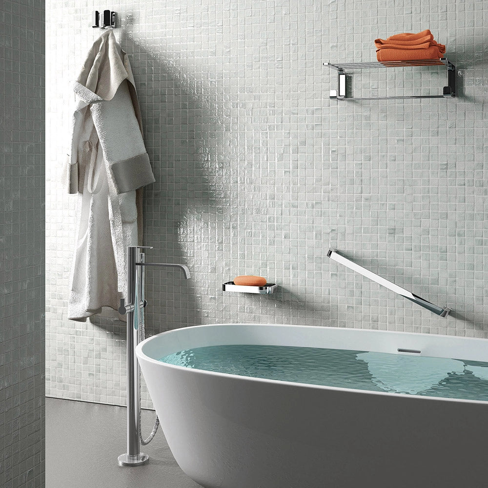 Portasalviette GEDY linea Outline da 55cm Cromato