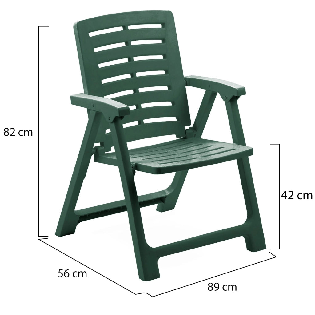 Wadley, Sedia da Esterno una Sedia Made in Italy, Verde