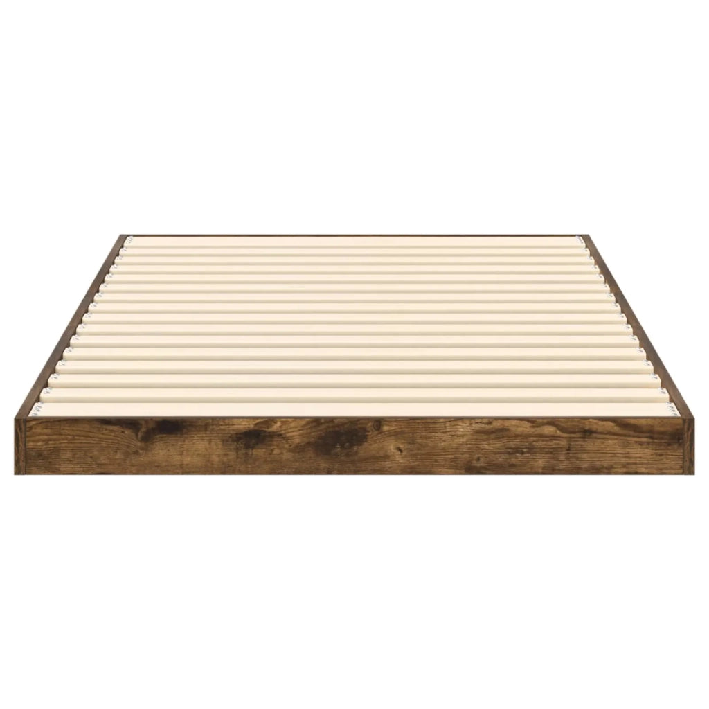 Struttura letto a terra Rovere fumé 75 x 190 cm 893520