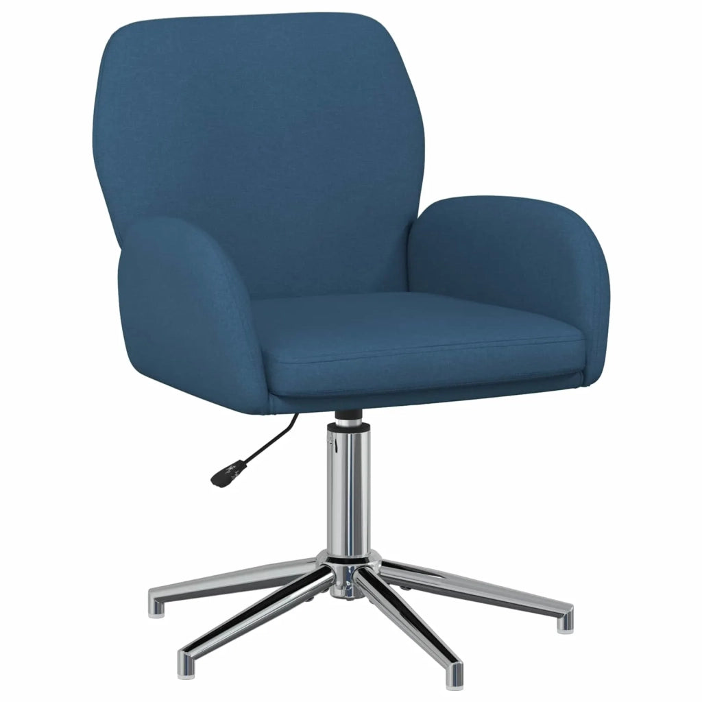 Sedia da scrivania girevole 54 x 58 x 90 cm Blu Tessuto 42034343
