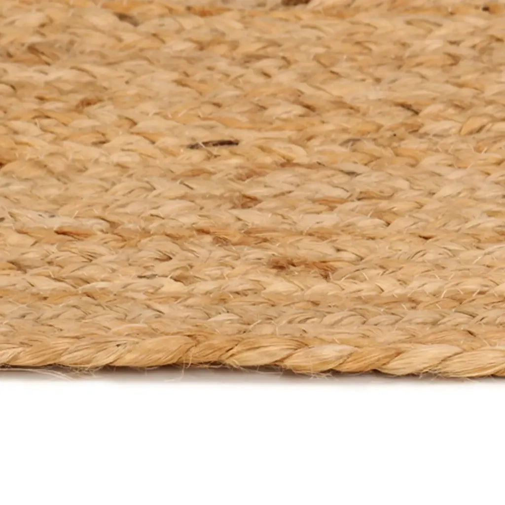Tappeto in Juta Intrecciata 210 cm Rotondo 343585