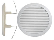 GRIGLIE GRIGLIA DI AREAZIONE TONDE ABS CON MOLLE  55/85 MM PEZZI 10