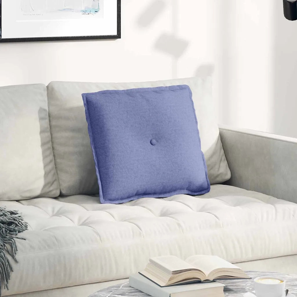 Cuscino per Schiena Blu jeans 50 x 19 x 45 cm Tessuto