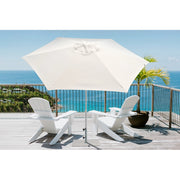 Ombrellone a palo centrale Trend Ice diametro 300 cm Made in Italy - Melange avocado