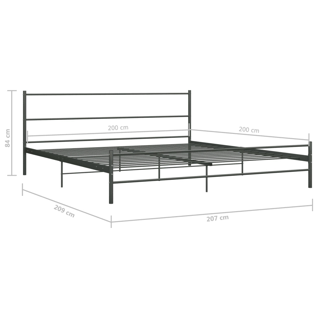 Giroletto Grigio in Metallo 200x200 cm 284687