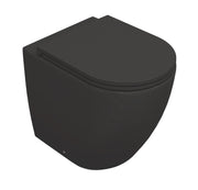 Sanitari filomuro opaco INFINITY: vaso, bidet, copriwater soft-close - Antracite Opaco