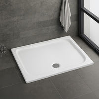 Piatto Doccia Acrilico Rea Belmond White 80x100