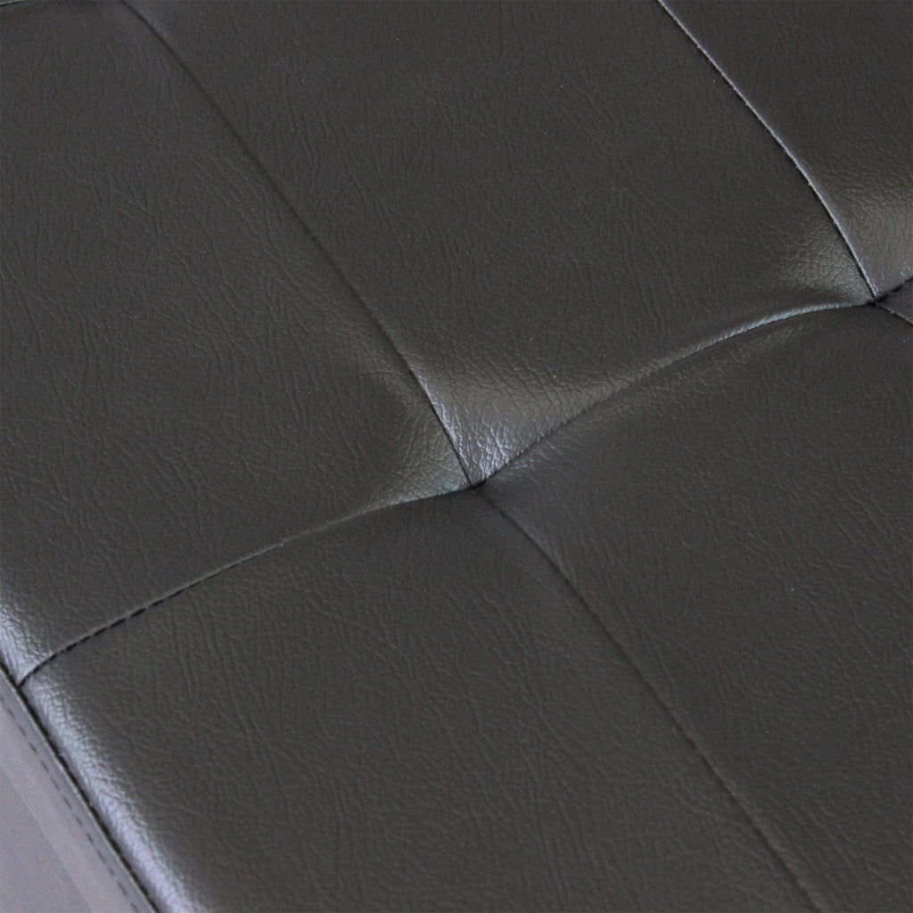 Pouf contenitore in similpelle - HARRIS