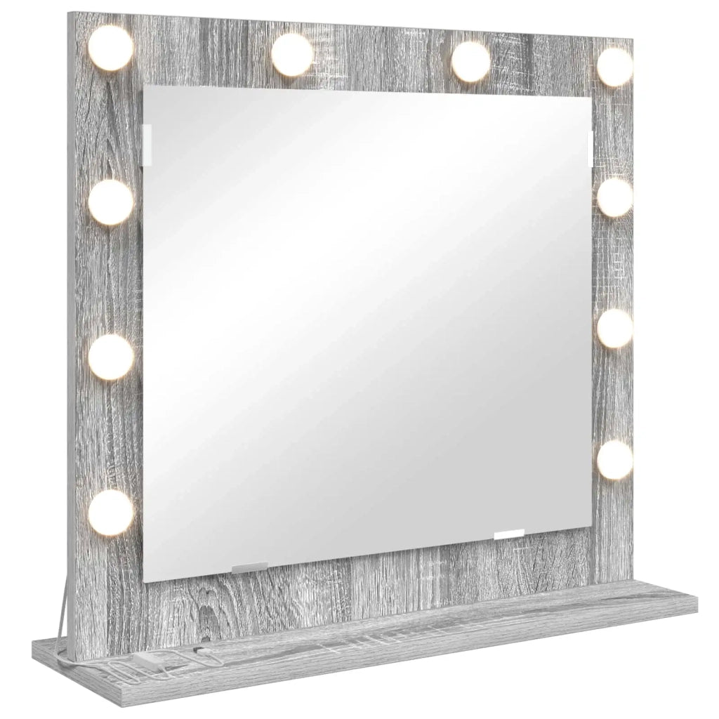 Specchio da Vanità Grigio Sonoma 60 x 55 x 18 cm Rettangolare 868290