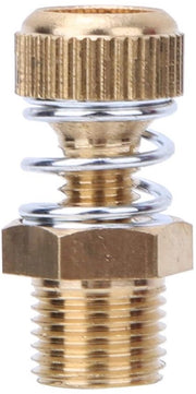 Demper di rumore a alta riduzione del rumore - Demper pneumatico - Ottone - BSPT vite - Installazione semplice - 10 pezzi