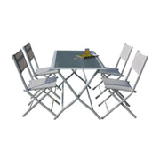 SET TAVOLO + 4 SEDIE PIEGHEVOLE ASTRO HFS-268  1 PZ