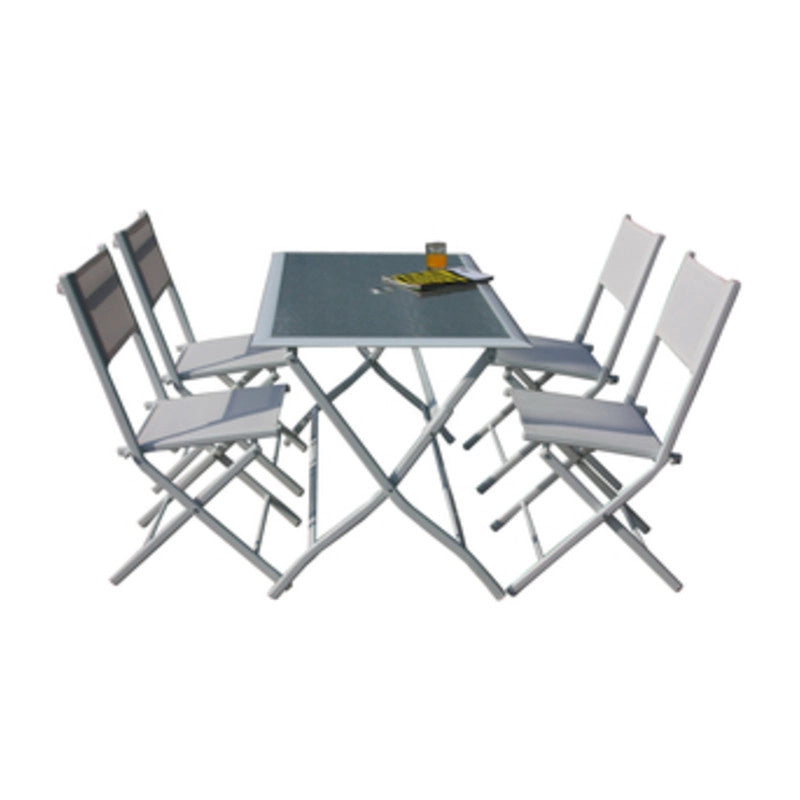 SET TAVOLO + 4 SEDIE PIEGHEVOLE ASTRO HFS-268  1 PZ