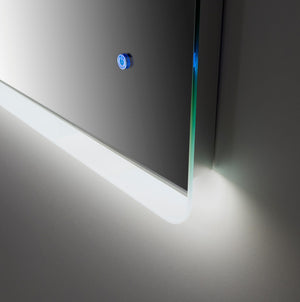 Specchio con Lampada a LED in 90x2,5x60cm TFT Rob Trasparente