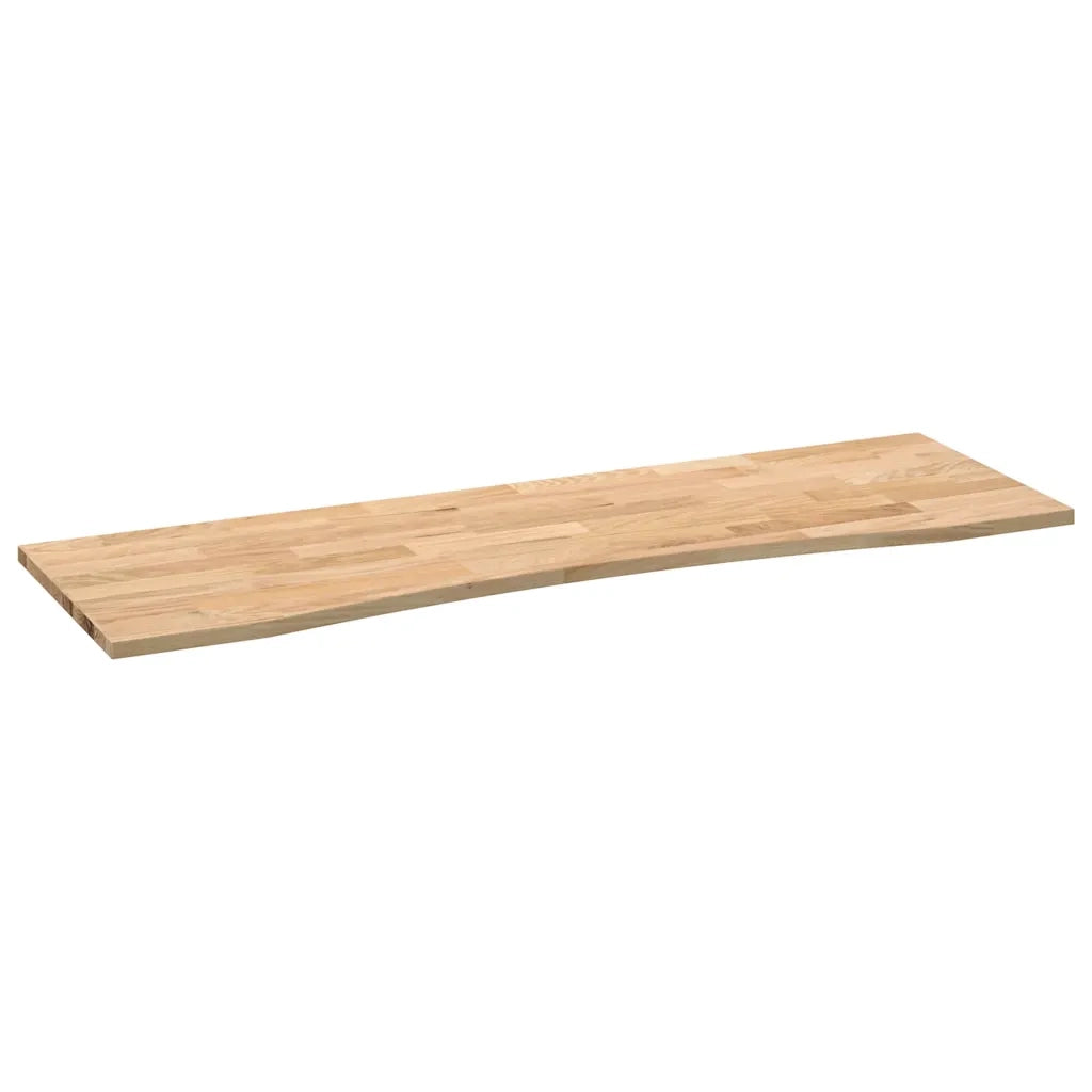 Piano Scrivania 160x50x2,5 cm Rovere Massello Non Trattato 4009011