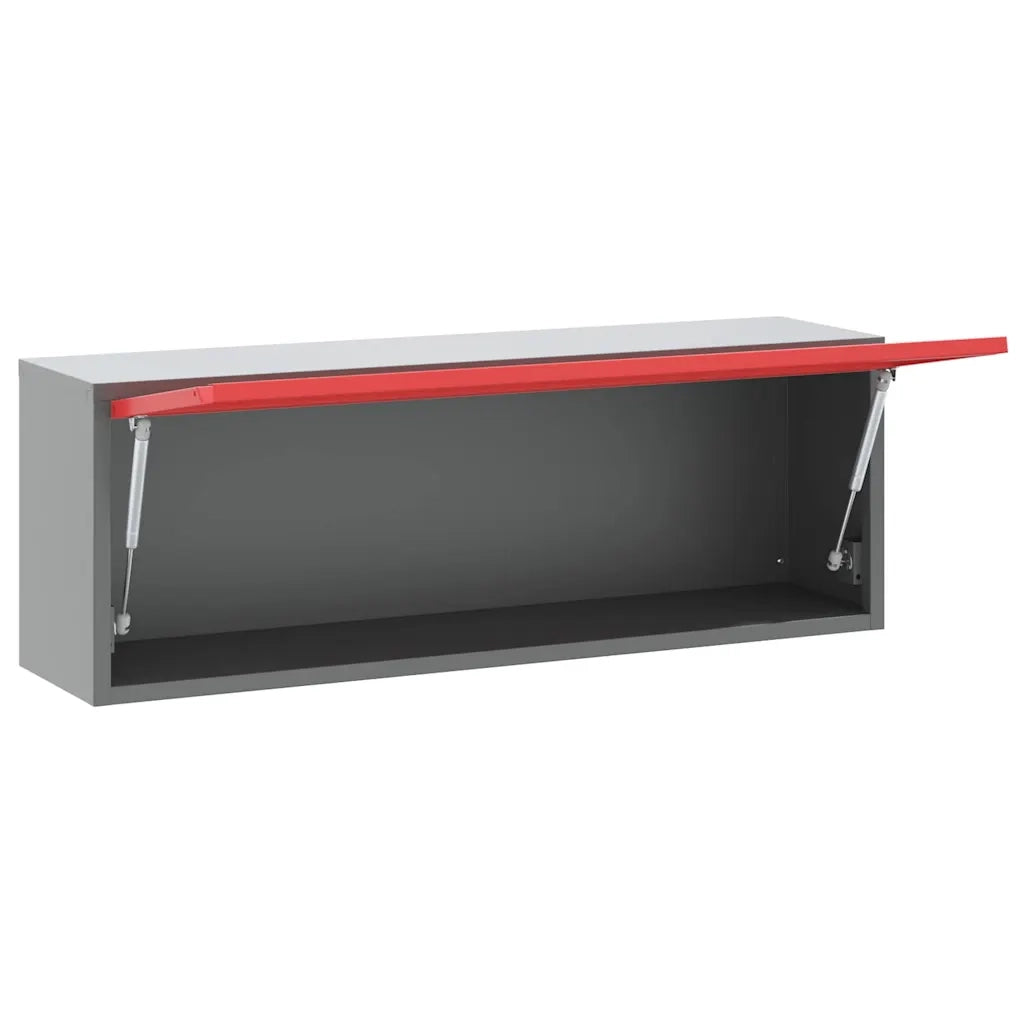 Mobile per attrezzi Rosso e Grigio 100 x 25 x 35 cm CFW7334982