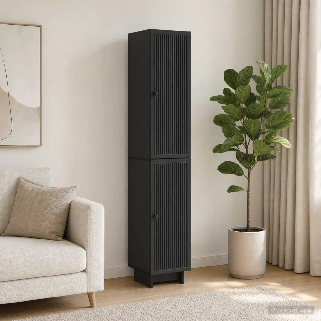 Set di armadi 2 pz Nero Legno ingegnerizzato 3416368
