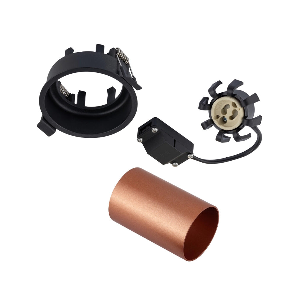 Faretto incasso rotondo rame satinato Mono Slide GU10 Nowodvorski