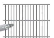 Frigerio RETE PER RECINZIONI ELET/ZINC FIRST FONDOGABBIE maglia mm.75x13 H cm.  61
