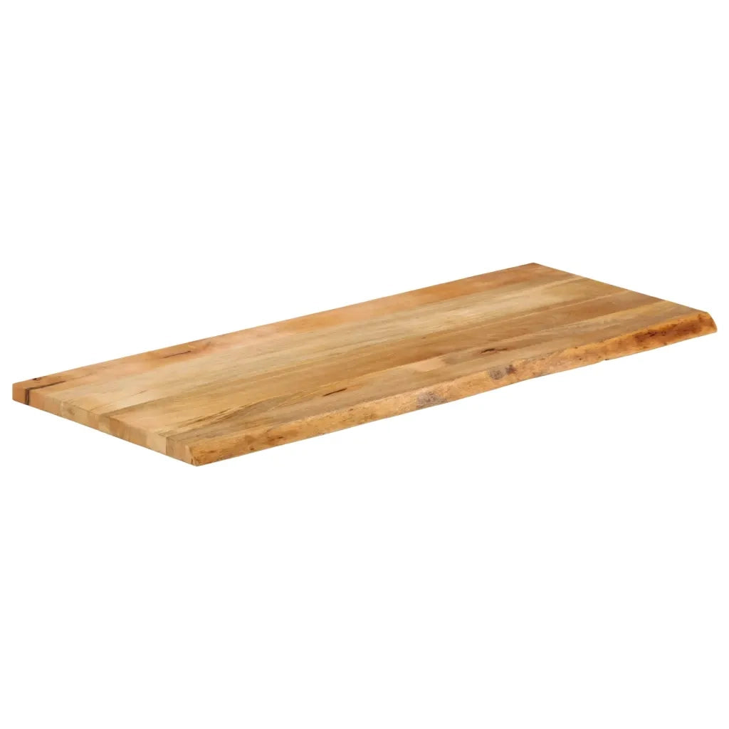 vidaXL Piano Tavolo Bordi Vivi 140x60x3,8cm in Legno Massello di Mango