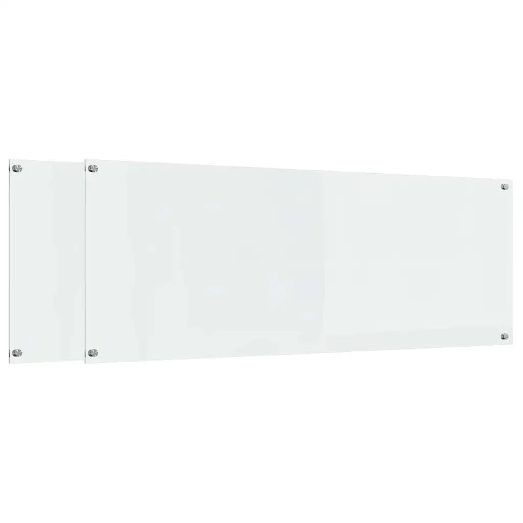 Schienale da cucina 2 pz Trasparente 110 x 40 cm CFW4221806
