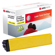 ORIGINAL Agfa Photo toner giallo APTK550YE ~6000 Seiten Agfa Photo TK-550Y