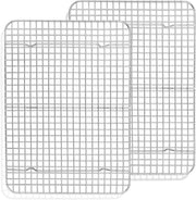 Rostello per forno e BBQ in acciaio inossidabile (2 pezzi, 38,9 x 28,8 cm) - Sostenibile e pratico utilizzo.