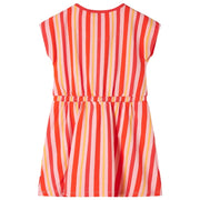 Abito per Bambine con Coulisse Rosa e Rosso 116 CFW2397436