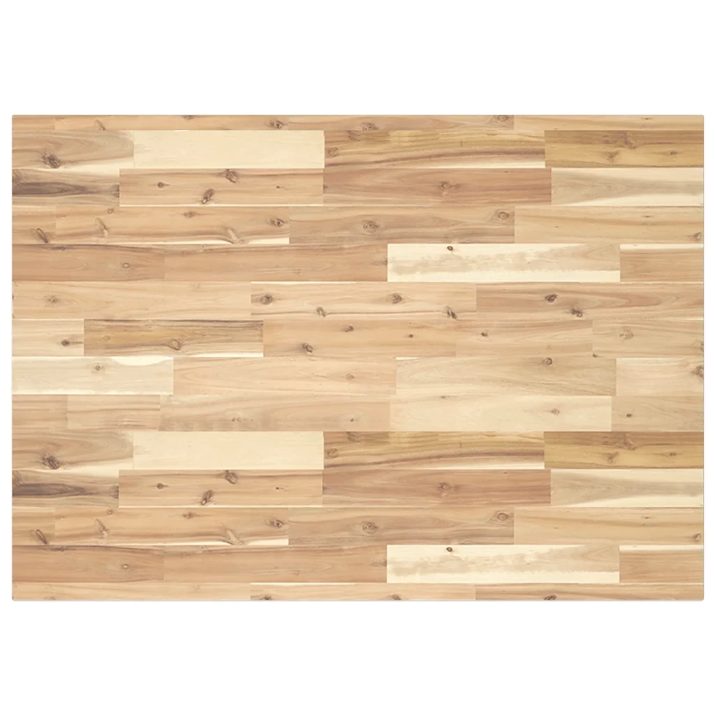 Piano Scrivania Non Trattato 80x70x2cm Legno Massello di Acacia