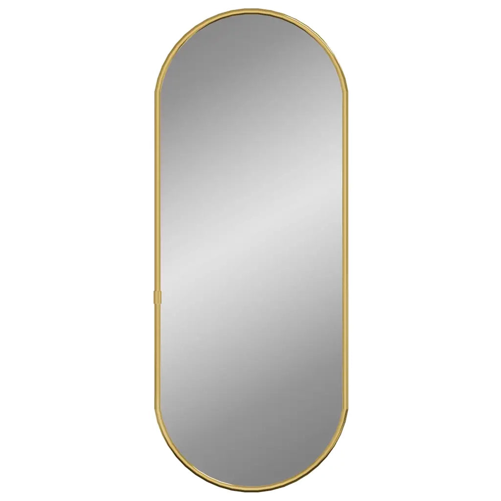 Specchio da Parete Dorato 60x25 cm Ovalecod mxl 95578