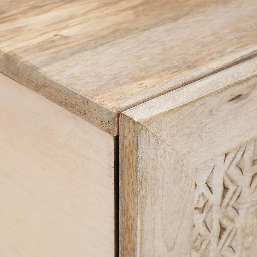 vidaXL Tavolino da salotto con archiviazione Beige 80 x 50 x 40 cm