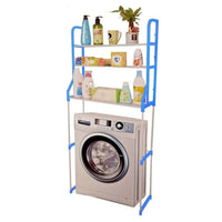 Trade Shop - Organizer Con 3 Mensole Scaffale Sopra Lavatrice Wc Bagno Salvaspazio -