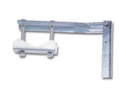 STENDIBIANCHERIA A STAFFA PIEGHEVOLE DA BALCONE ART.713- - verniciato bianco - 1 coppia